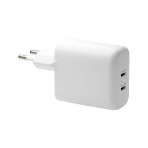 dbramante1928 re-charge EU V�goplader - 2x USB-C 25W - W Indend�rs Vekselstr�m Hvid