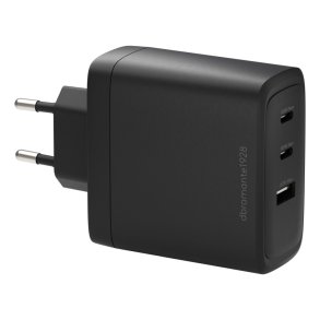 dbramante1928 re-charge oplader - 100 Watt - 3 output-stikforbindelser (2 x USB-C, USB) - sort
