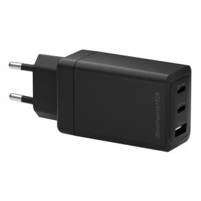 dbramante1928 re-charge oplader - 65 Watt - 3 output-stikforbindelser (2 x USB-C, USB) - sort