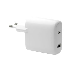 dbramante1928 re-charge EU V�goplader- USB-C 65W+USB-A 18W-W Indend�rs Vekselstr�m Hvid