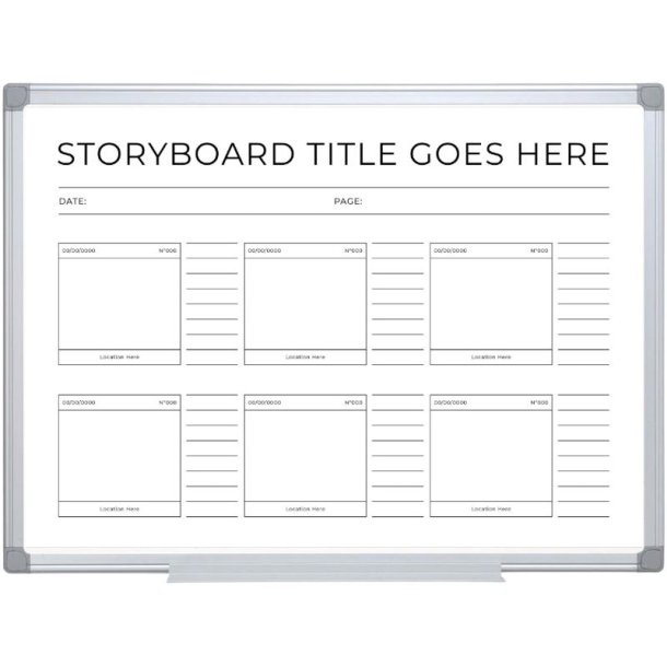 Whiteboard tavle Med dit Design - 60 x 90 cm - Magnetisk lakeret stl