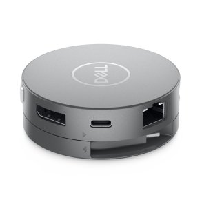 Dell Pro 7-i-1 USB-C Travel Hub DA310 - kompakt hub til rejsen
