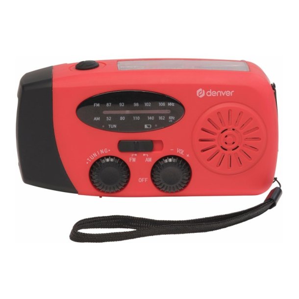 Denver ndradio SCR-2005 - Lygte, Hndsving og solpanel