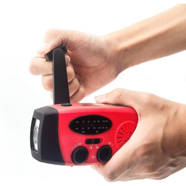 Denver ndradio SCR-2005 - Lygte, Hndsving og solpanel