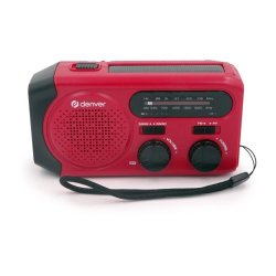 Denver n�dradio SCR-2010 - Lygte, H�ndsving og solpanel