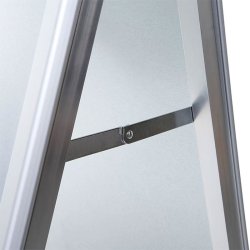 Display Gadeskilt - Alu-line A0 - Dobbelt side A-skilt - antirefleks