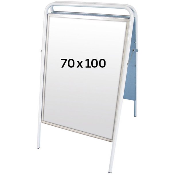 Display Gadeskilt - Easy-Sign 70x100 - Dobbelt side A-skilt - antirefleks