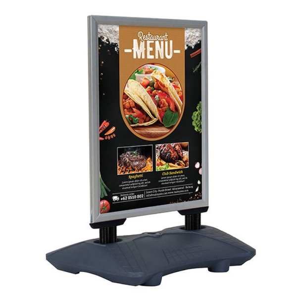 Display Wind-sign Pro 70x100<br>Dobbelt sidet vind skilt