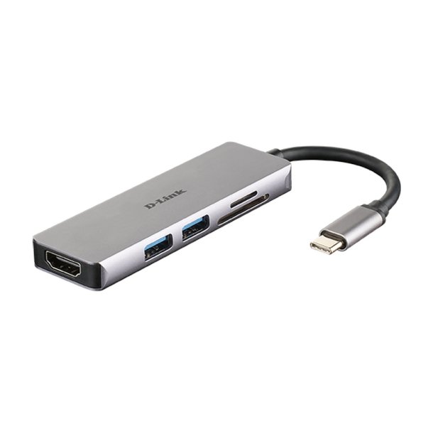 D-Link Dockingstation - Ledningsf�rt - USB 3.2 Gen 1 (3.1 Gen 1) Type-C 4K Ultra HD