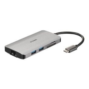 D-Link Dockingstation - Ledningsf�rt - USB 3.2 Gen 1 (3.1 Gen 1) Type-C