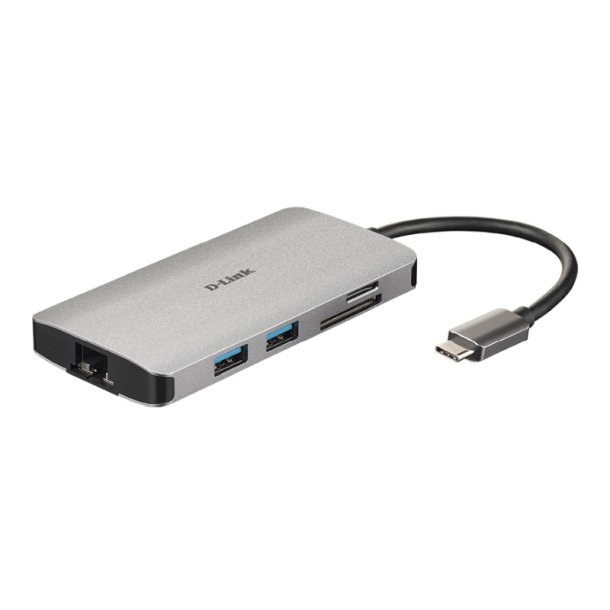 D-Link Dockingstation - Ledningsf�rt - USB 3.2 Gen 1 (3.1 Gen 1) Type-C