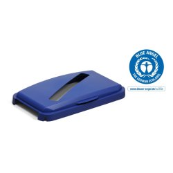 Durable L�g til affaldsspand 60 liter - til papir - bl� plast