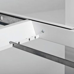 Durable hyldevogn System 88 - gr� med 4 hylder og bremse