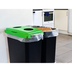 Durable affaldsskke til Durabin 60 liter - 25 stk. - Transparent (110L)