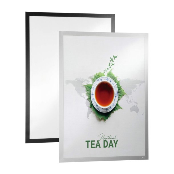 Durable Duraframe selvklbende poster 50x70 magnetramme - sort