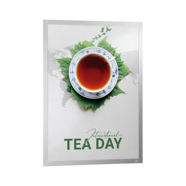 Durable Duraframe selvklbende poster 50x70 magnetramme - slv