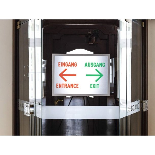 Durable Duraframe selvklbende poster 50x70 magnetramme - slv