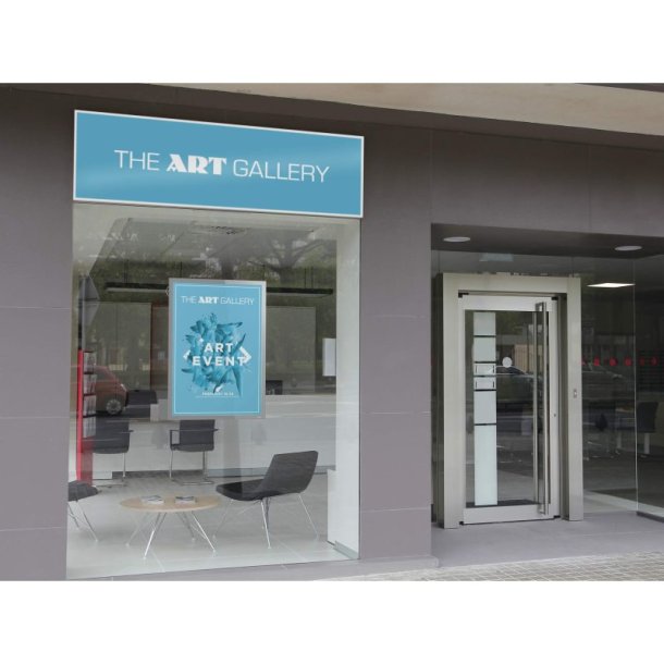 Durable Duraframe selvklbende poster 70x100 magnetramme slv