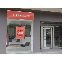 Durable Duraframe selvklbende poster 70x100 magnetramme sort