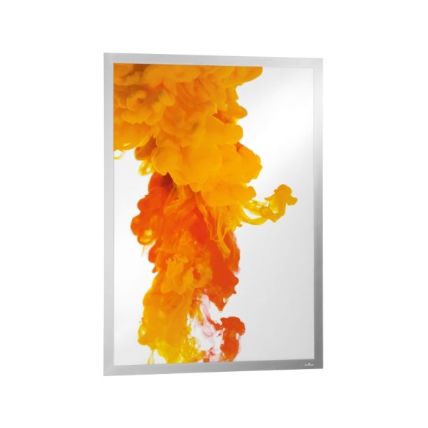 Durable Duraframe selvklbende poster A1 magnetramme - slv