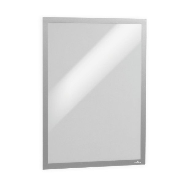 Durable Duraframe selvklbende poster A2 magnetramme - slv