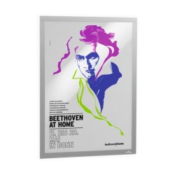 Durable Duraframe selvklbende poster A2 magnetramme - slv