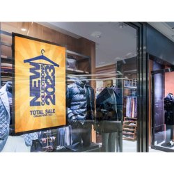 Durable Duraframe selvklbende poster A2 magnetramme - sort