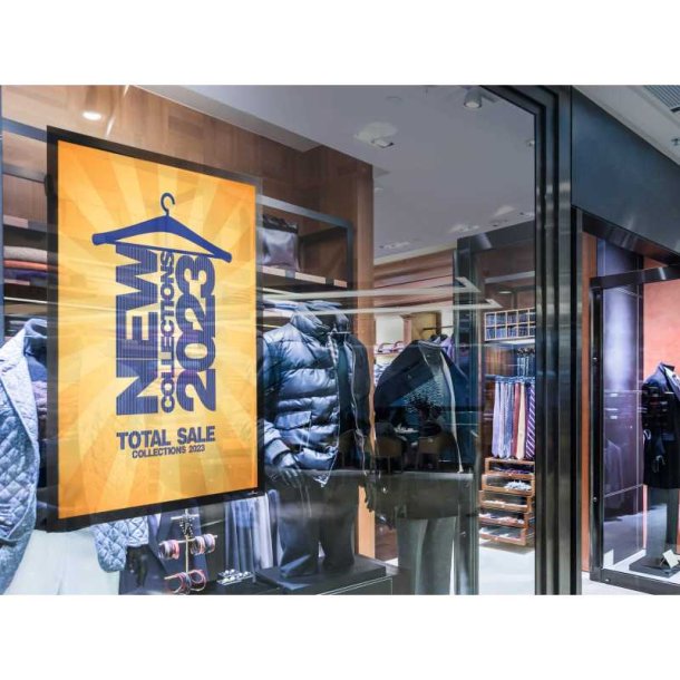 Durable Duraframe selvklbende poster A2 magnetramme - sort