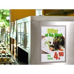 Durable Duraframe selvklbende A3 magnetramme - 6 stk. slv