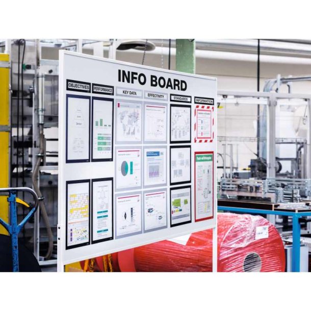 Durable Duraframe Magnetisk - A3 Top magnetramme - 5 stk. slv