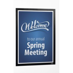 Durable Duraframe selvklbende A3 wall magnetramme - 1 stk. sort