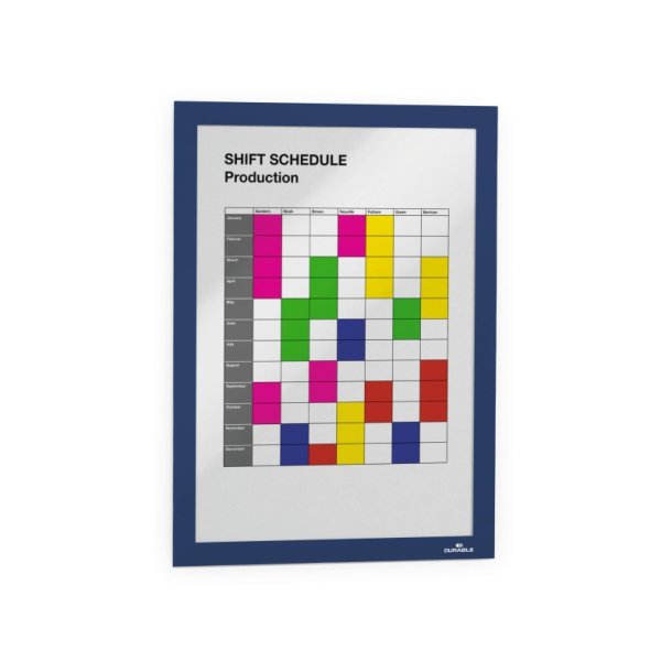 Durable Duraframe selvklbende A4 magnetramme - 1 stk. Bl