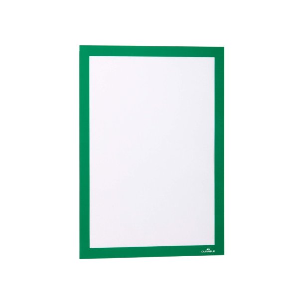 Durable Duraframe selvklbende A4 magnetramme - 2 stk. grn