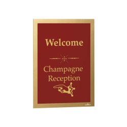 Durable Duraframe selvklbende A4 magnetramme - 2 stk. guld