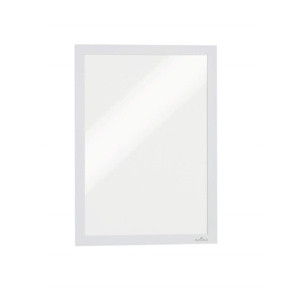Durable Duraframe selvklbende A4 magnetramme - 10 stk. hvide