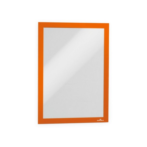 Durable Duraframe selvklbende A4 magnetramme - 2 stk. Orange