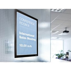 Durable Duraframe selvklbende A4 magnetramme - 2 stk. sorte