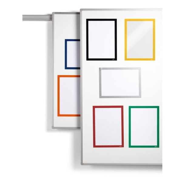 Durable Duraframe Magnetisk - A4 magnetramme - 5 stk. gule