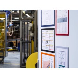 Durable Duraframe Magnetisk - A4 magnetramme - 5 stk. gule