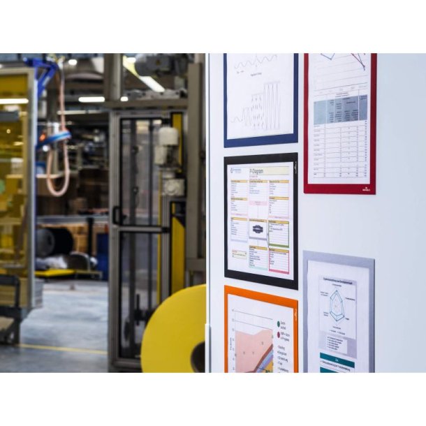 Durable Duraframe Magnetisk - A4 magnetramme - 5 stk. gule