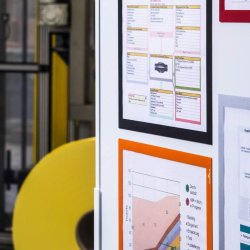 Durable Duraframe Magnetisk - A4 magnetramme - 5 stk. orange