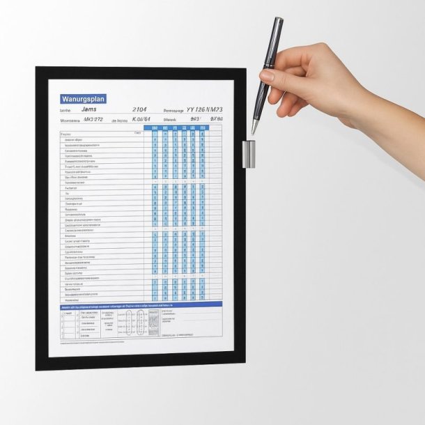 Durable Duraframe Magnetisk - A4 Note magnetramme - 1 stk. sort