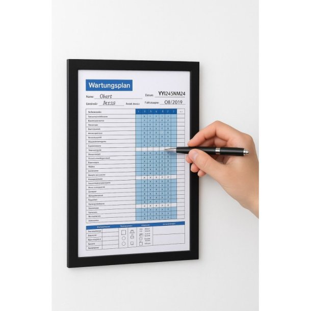 Durable Duraframe Magnetisk - A4 Note magnetramme - 1 stk. sort