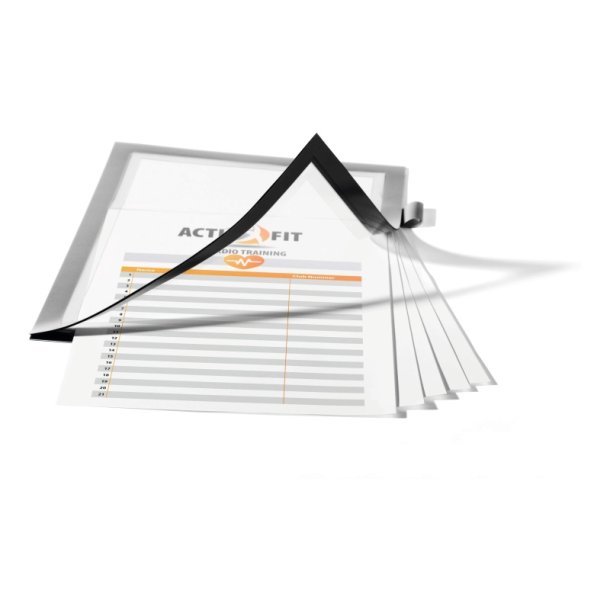 Durable Duraframe Magnetisk - A4 Note magnetramme - 1 stk. slv