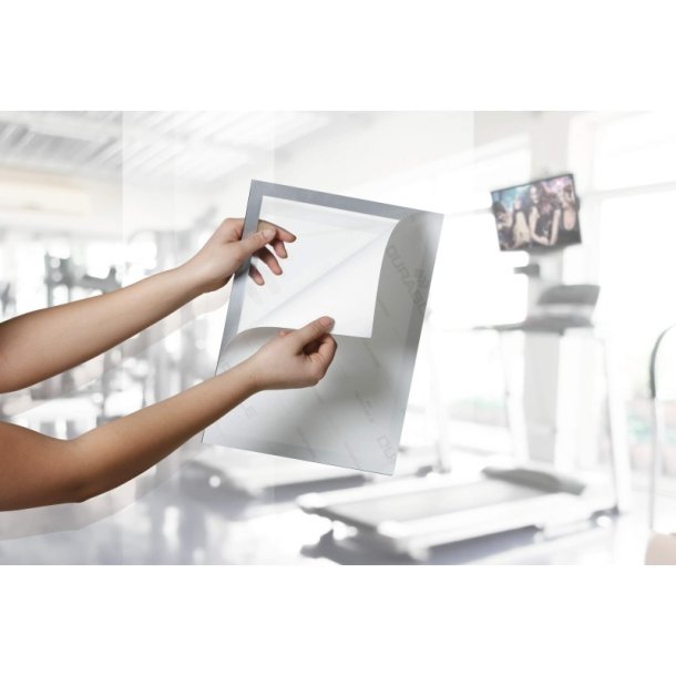 Durable Duraframe Magnetisk - A4 Note magnetramme - 1 stk. slv