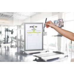 Durable Duraframe Magnetisk - A4 Note magnetramme - 1 stk. slv