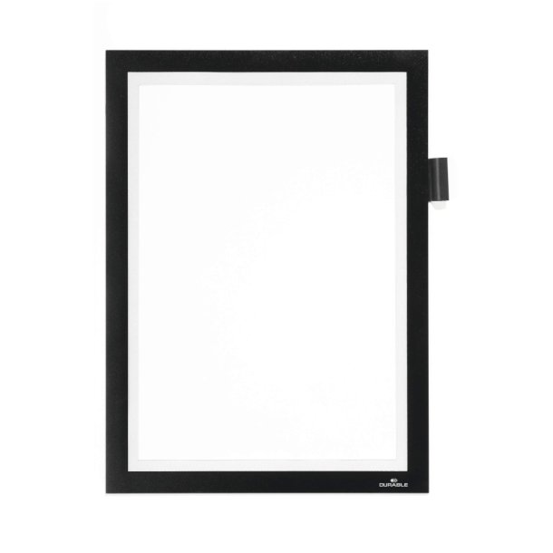 Durable Duraframe Magnetisk - A4 Note magnetramme - 1 stk. sort