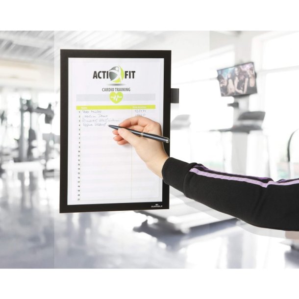 Durable Duraframe Magnetisk - A4 Note magnetramme - 1 stk. sort