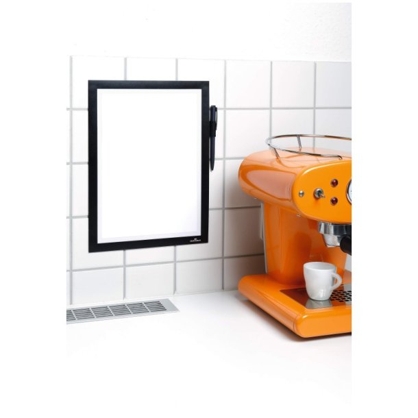 Durable Duraframe Magnetisk - A4 Note magnetramme - 1 stk. sort