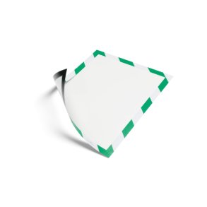 Durable Duraframe magnetisk security A4 magnetramme - 5 stk. grn/hvid
